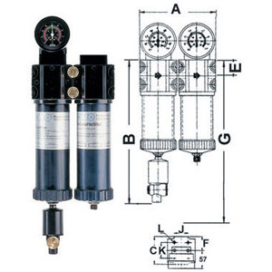 3473GF - FILTERS AT MAXIMUM PURIFICATION EWOBLOC SYSTEM - Orig. Ewo